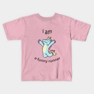 I am a funny runner Kids T-Shirt